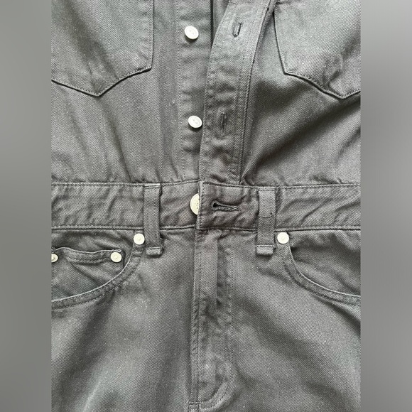 Rag & Bone black denim mini dress - Picture 4 of 7